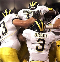 Adrian Arrington, Alex Mitchell, Kevin Grady, and Jake Long
