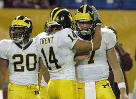 Morgan Trent, Chad Henne, and Michael Hart