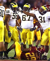 Alan Branch, LaMarr Woodley, Terrance Taylor, and Brandent Englemon