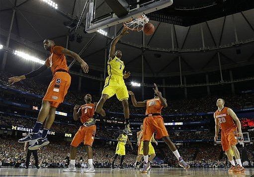 Glenn Robinson III (1) and Tim Hardaway Jr. (10)