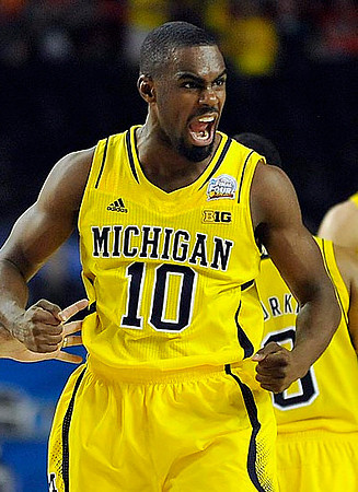 Tim Hardaway Jr. (10) and Trey Burke (3)