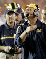 Lloyd Carr and Jim Herrmann