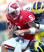 Larry Foote (17) and Cato June (2)
