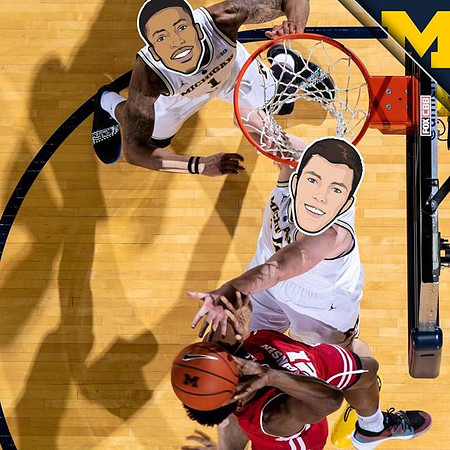 Charles Matthews (1) and Jon Teske (15)