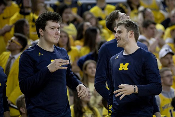 C.J. Baird (24), Luke Wilson (32), and Colin Castleton (11)