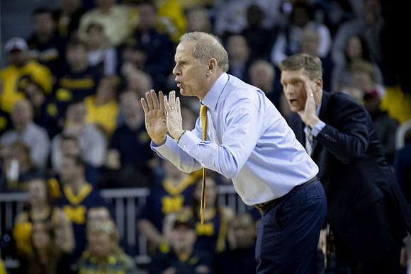 John Beilein and Luke Yaklich