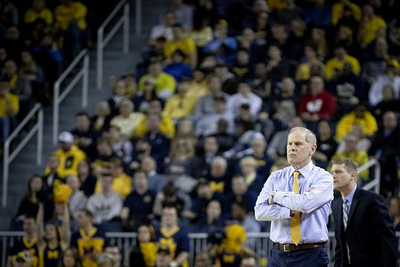 John Beilein and Luke Yaklich