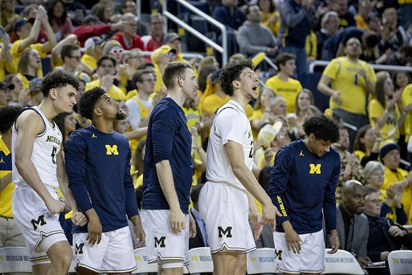 Adrien Nunez (5), David DeJulius (0), Austin Davis (51), Brandon Johns Jr. (23), and Eli Brooks (55)