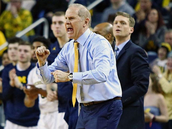 John Beilein and Luke Yaklich