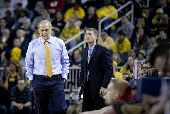 John Beilein and Luke Yaklich