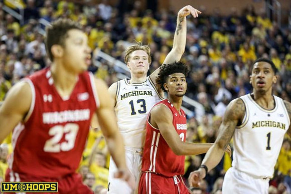 Ignas Brazdeikis (13) and Charles Matthews (1)