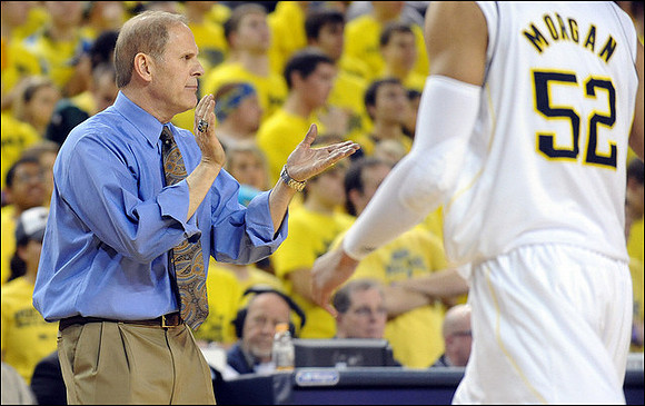 John Beilein and Jordan Morgan (52)