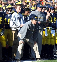Lloyd Carr and Terry Malone