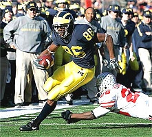 Mario Manningham and Lloyd Carr