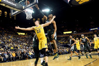 Duncan Robinson (22), Zak Irvin (21), and Moritz Wagner (13)