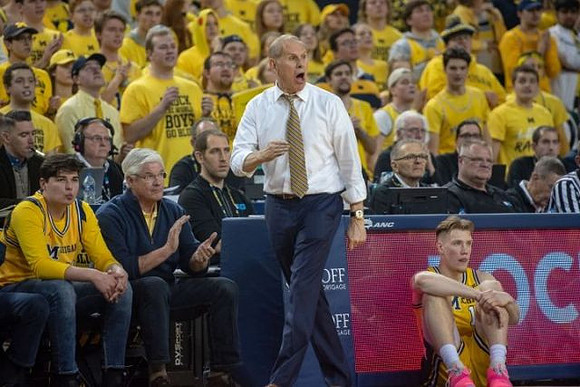 John Beilein and Ignas Brazdeikis (13)