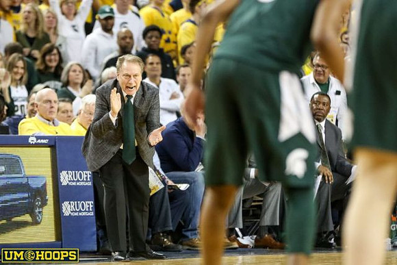 Michigan State Head Coach Tom Izzo