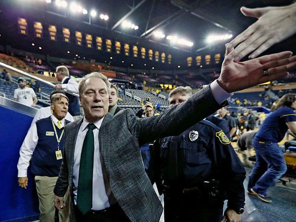 Michigan State Head Coach Tom Izzo