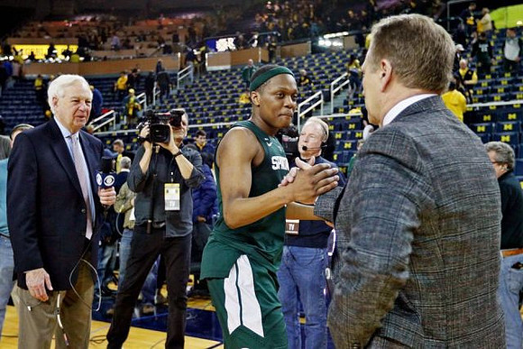 Michigan State Head Coach Tom Izzo