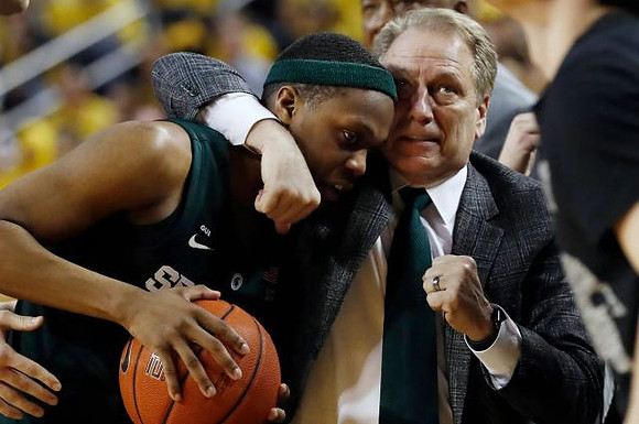 Michigan State Head Coach Tom Izzo