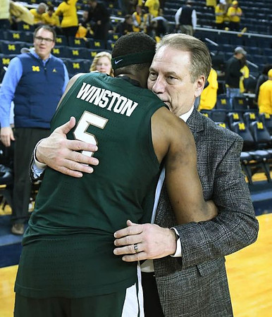 Michigan State Head Coach Tom Izzo