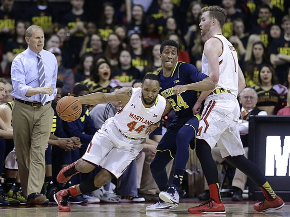 John Beilein and Aubrey Dawkins (24)
