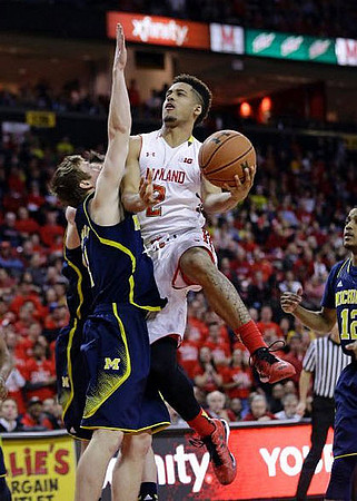 Spike Albrecht (2) and Muhammad-Ali Abdur-Rahkman (12)