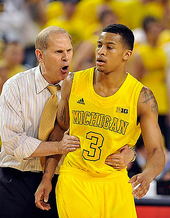 John Beilein and Trey Burke (3)