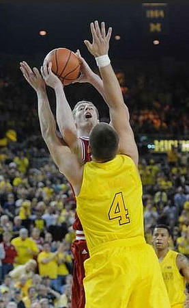 Mitch McGary (4) and Trey Burke (3)