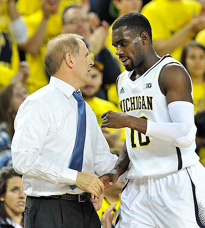 John Beilein and Tim Hardaway Jr. (10)