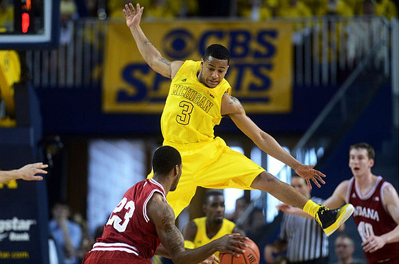 Trey Burke (3) and Tim Hardaway Jr. (10)