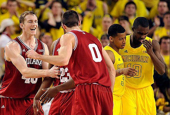 Trey Burke (3) and Tim Hardaway Jr. (10)
