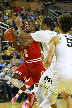 Muhammad-Ali Abdur-Rahkman (12) and D.J. Wilson (5)