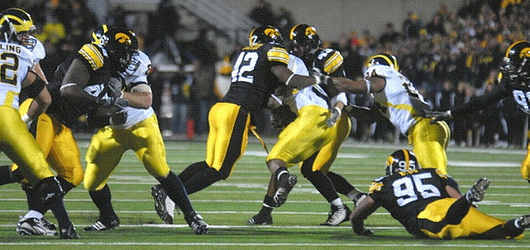 Stephen Schilling (52), Brandon Minor (4), and Kevin Grady (24)