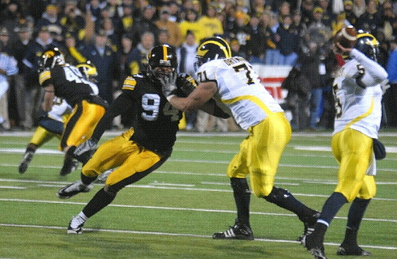 Mark Ortmann (71) and Tate Forcier (5)