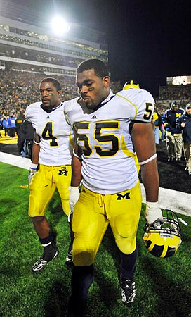 Brandon Minor (4) and Brandon Graham (55)