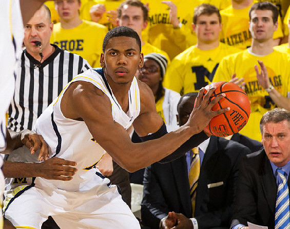Glenn Robinson III (1), Bacari Alexander, and Jeff Meyer