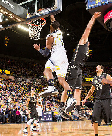 Glenn Robinson III (1) and Tim Hardaway Jr. (10)