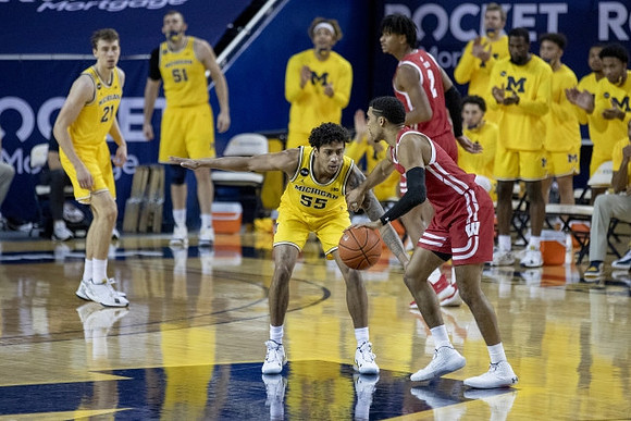 Franz Wagner (21) and Eli Brooks (55)