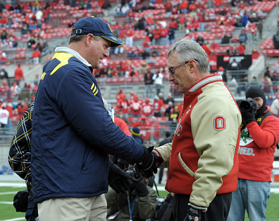 Rich Rodriguez and Jim Tressel