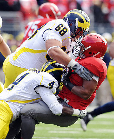 Mike Martin (68) and Cameron Gordon (4)