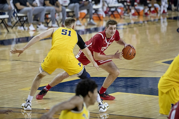 Austin Davis (51) and Eli Brooks (55)