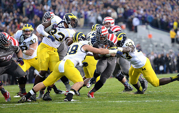 Jake Ryan (47), Taco Charlton (33), Desmond Morgan (48), Jibreel Black (55), and Mario Ojemudia (53)