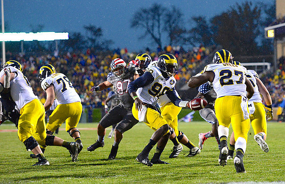 Graham Glasgow (61), Erik Magnuson (78), Michael Schofield (75), Devin Gardner (98), Derrick Green (27), and Joe Kerridge (36)