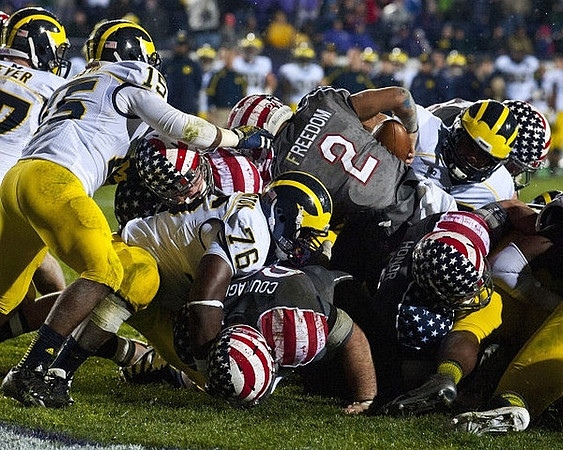 Brennen Beyer (97), James Ross (15), and Quinton Washington (76)