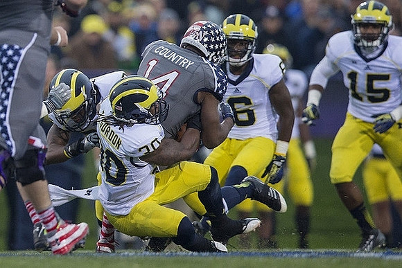 Thomas Gordon (30), Raymon Taylor (6), and James Ross (15)