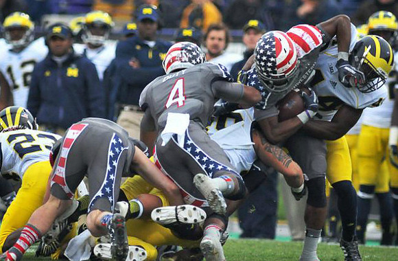 Dennis Norfleet (23) and Josh Furman (14)