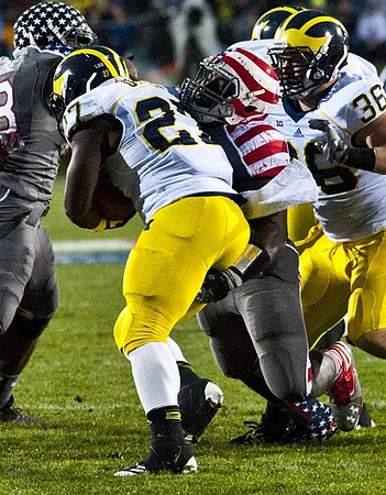 Derrick Green (27) and Joe Kerridge (36)
