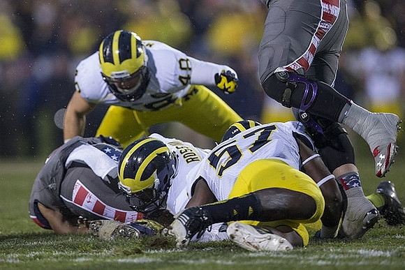 Desmond Morgan (48), James Ross (15), and Frank Clark (57)