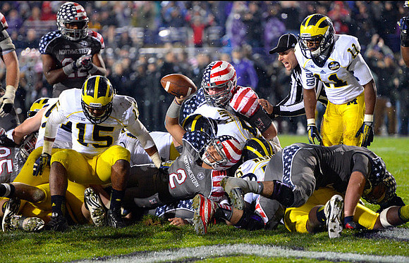 James Ross (15), Frank Clark (57), Quinton Washington (76), and Courtney Avery (11)